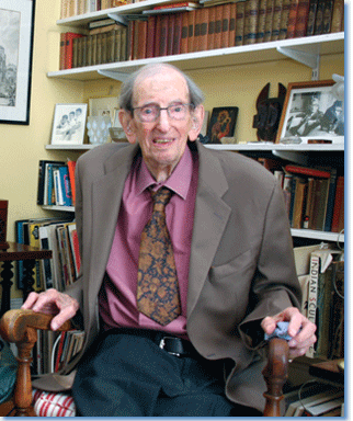 Eric Hobsbawm. Photo by John Moore, courtesy Birkbeck College.