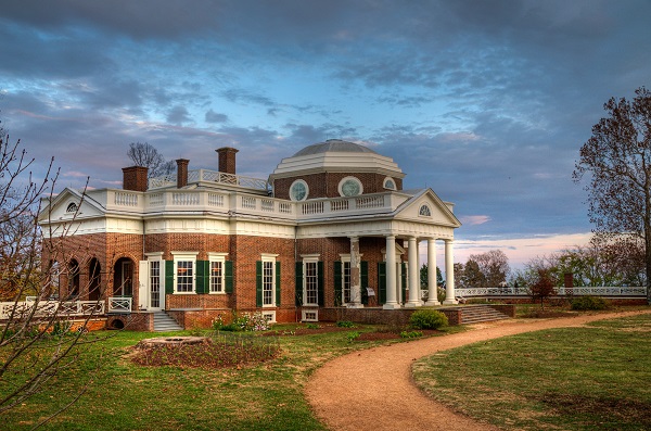 Thomas Jefferson's Monticello. Credit: Bob Mical. CC BY-NC 2.0.