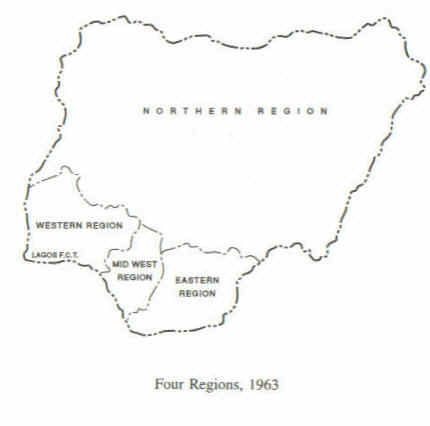 Four Regions of Nigeria