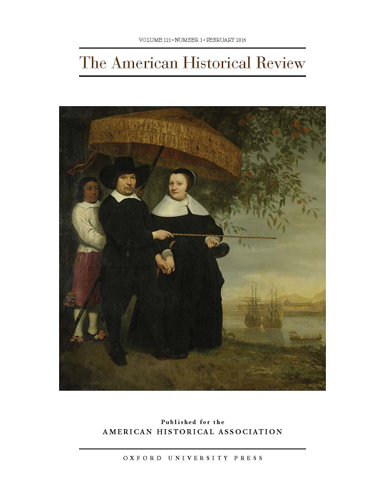 Cover of the 2016 February issue of the American Historical Review