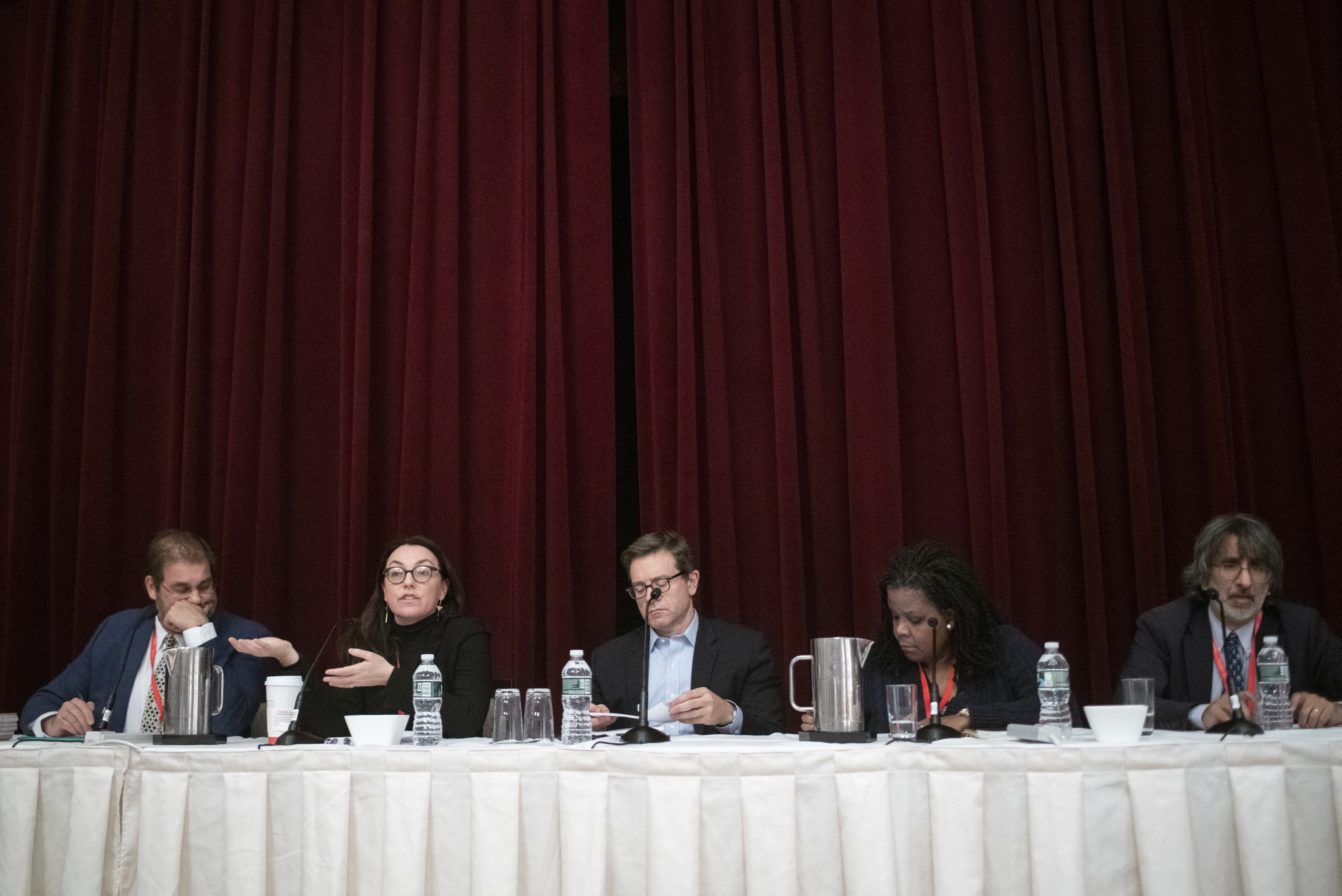 Jeremi Suri, Maggie Blackhawk, Julian Zelizer, Annette Gordon-Reed, and Akhil Reed Amar at the Late-Breaking Plenary.