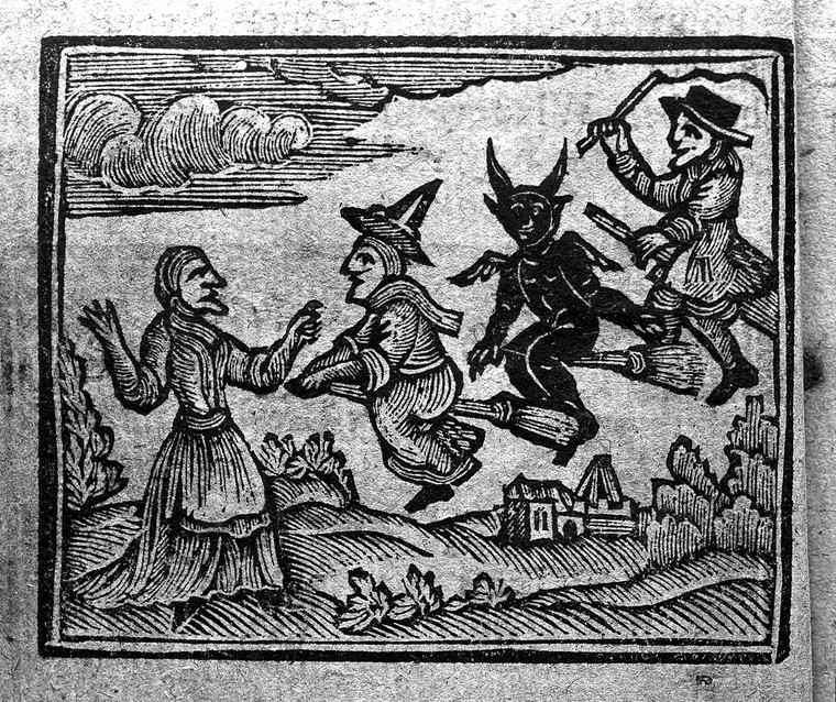 Woodcut from The History of Witches and Wizards (1720)