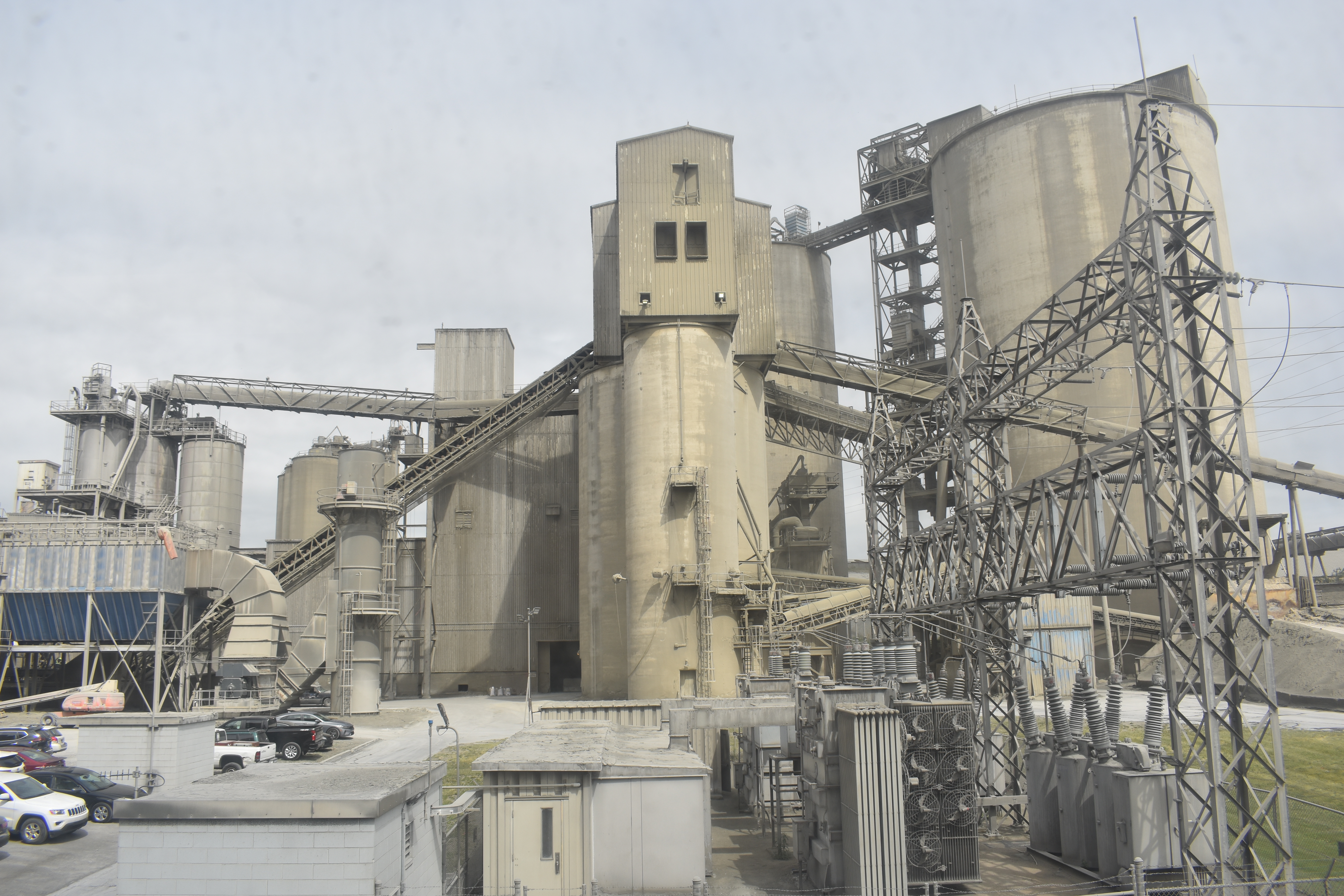 Cement plant in the Lehigh Valley, Pennsylvania.
