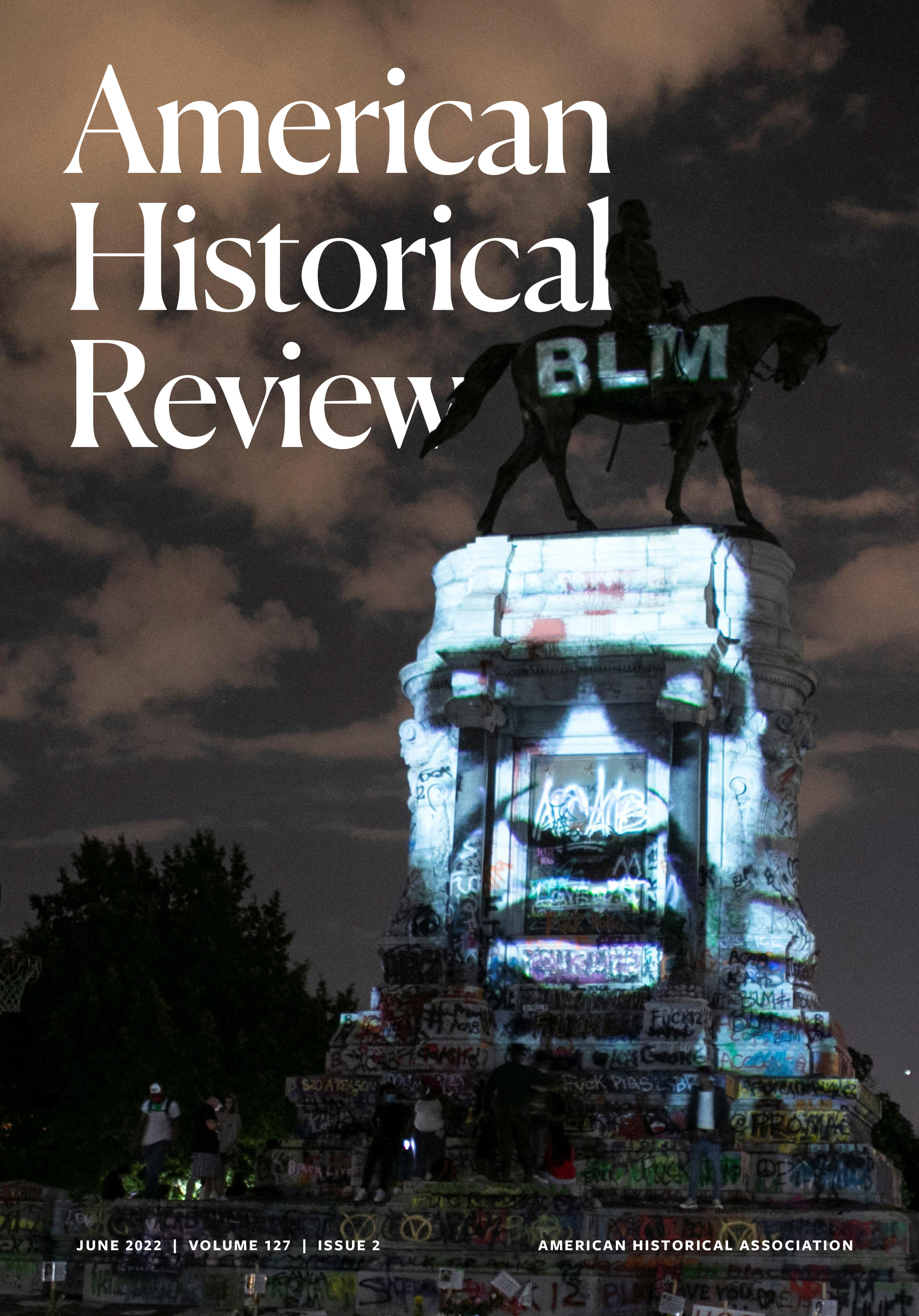 Cover of the June 2022 issue of the American Historical Review