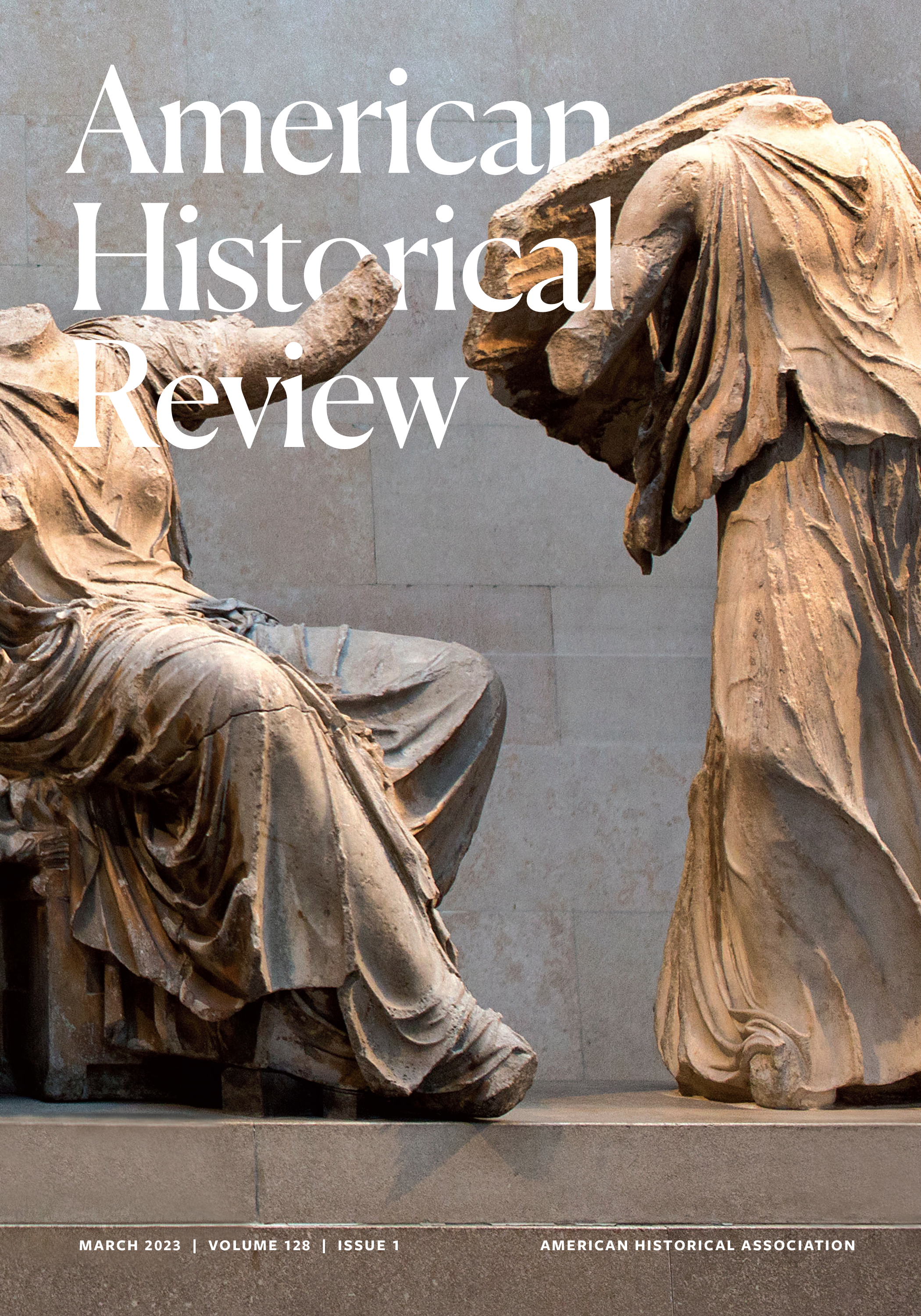 Cover of the March 2023 issue of the American Historical Review