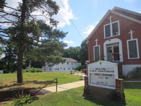 The Rossville A.M.E. Zion Church, built in 1897. This congregation was formed in Sandy Ground in 1850. Today, the church is led by Reverend Janet H. Jones. (Credit: Patrick Nugent, 2015)