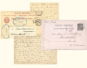 Susan B. Anthony's postcards from Europe, Courtesy of the Department of Rare Books, Special Collections and Preservation, University of Rochester River Campus Libraries 