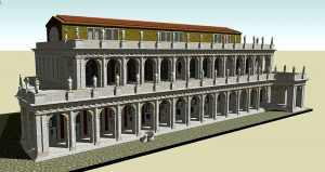 A 3D model of the basilica Aemilia in Rome, Italy, by artist Lasha Tskhondia. Explore how historians can use 3D modeling at AHA17. Wikipedia Commons