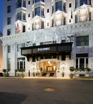 The historic Roosevelt New Orleans, a Waldorf Astoria hotel, will be one of the housing sites for attendees of the 127th Annual Meeting in New Orleans. Photo courtesy the New Orleans Convention and Visitors Bureau.