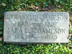 Grave site of J. Franklin Jameson in Washington, DC.