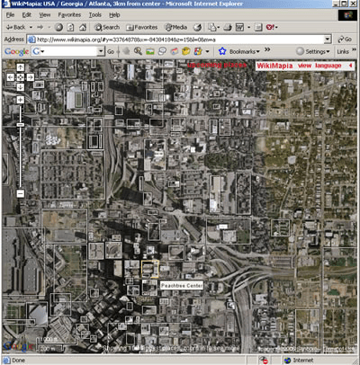 Atlanta, Georgia, on Wikimapia