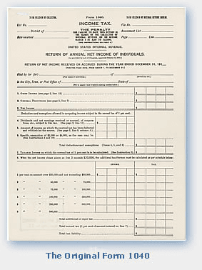 Original Form 1040