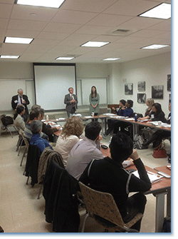 Steven Hindle, Director of Research at the Huntington Library, welcomes faculty members in the first institute, on the Pacific and Pacific World.