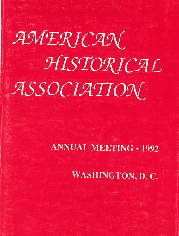 AM_1992_Program_Cover