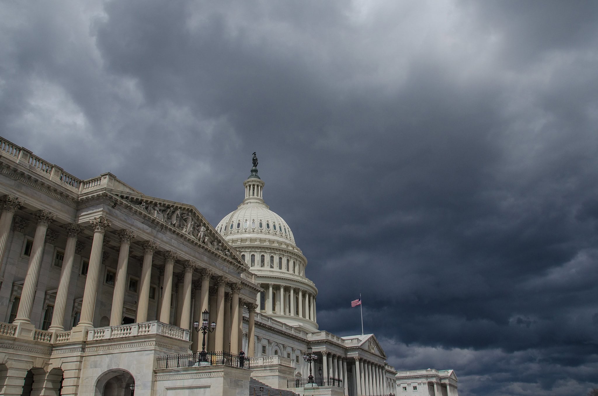Photo of US Capitol on Jan 6