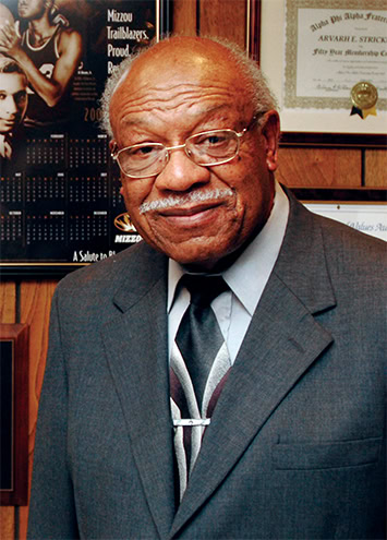 Arvarh E. Strickland Photo courtesy of John Bullion.