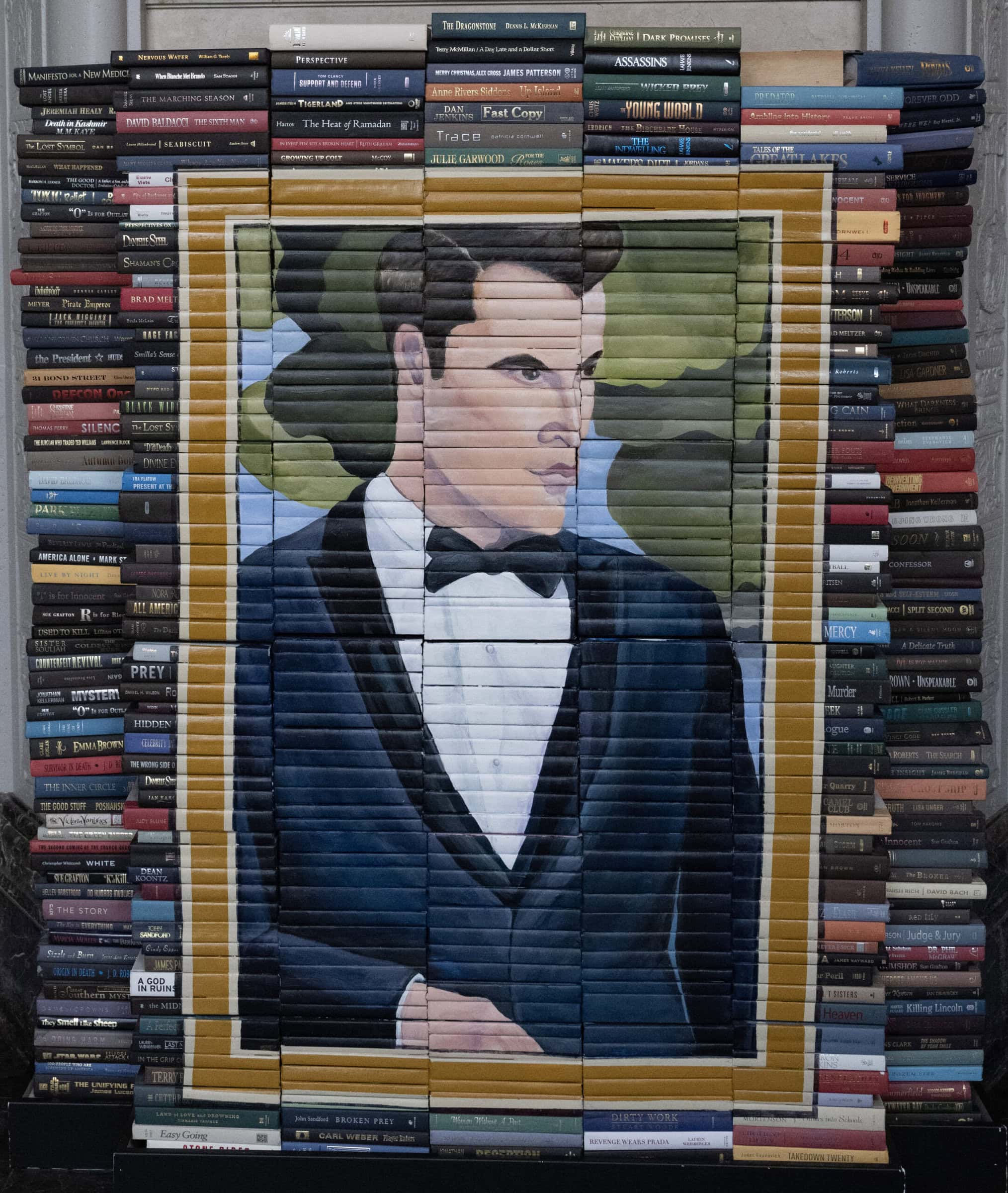 Book art in the Notary Hotel greeted the more than 2,600 historians who gathered in Philadelphia in January.