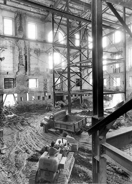 White House renovation, 1950