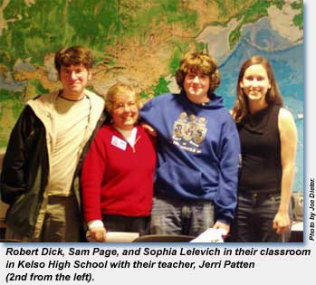 Jerri Patten and Students