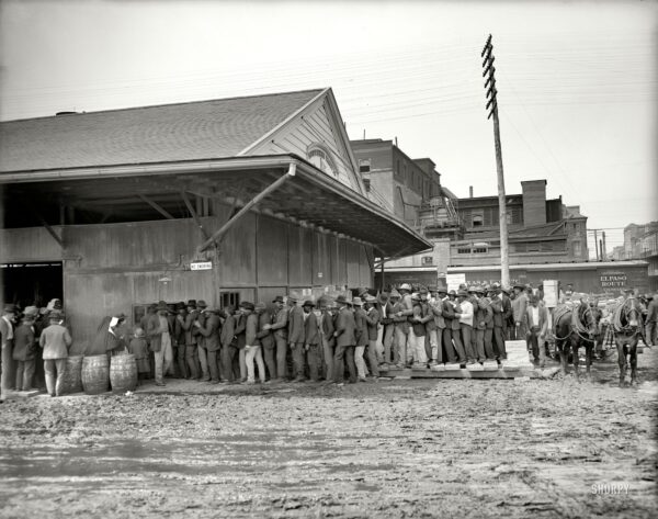 payday on the levee_1906
