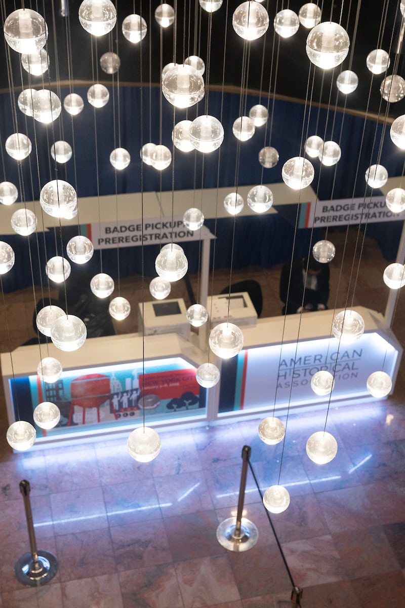 American Historical Association 2025 Annual Meeting - New York City - January 2, 2025 Registration and Hallways