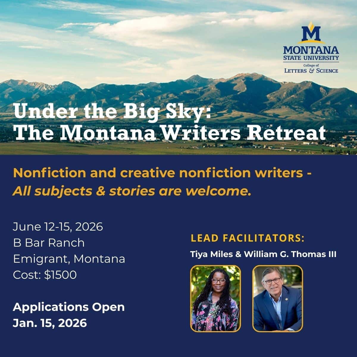 Under the Big Sky: The Montana Writers Retreat
