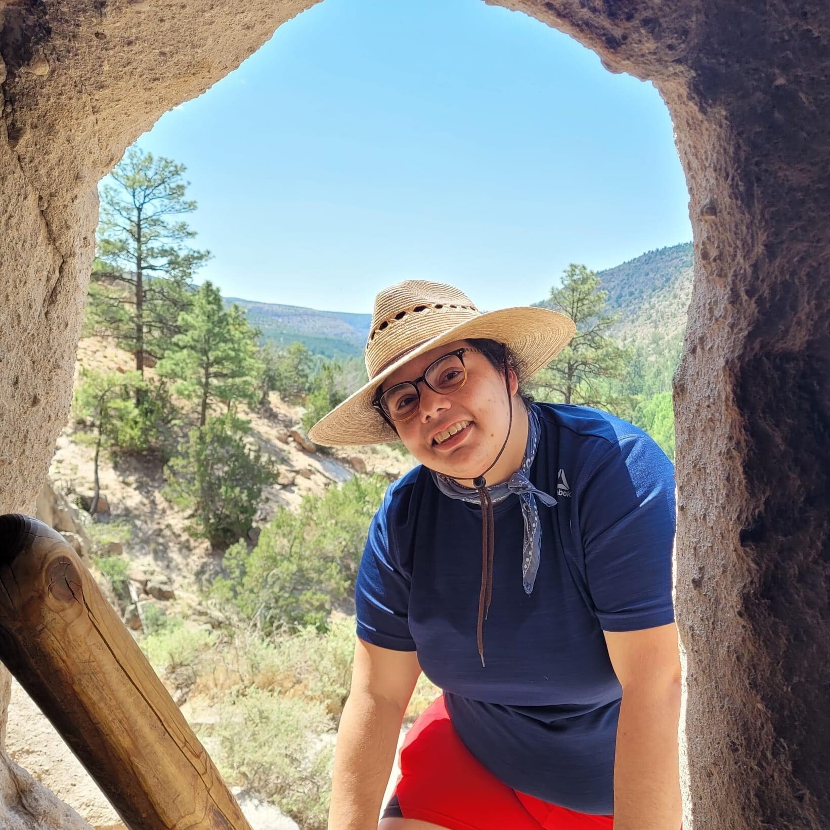 Whit at Bandelier
